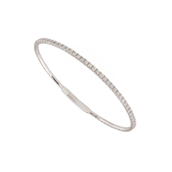 14kw 2.90ctw dia halfway flex bracelet 6.75 inch GH SI2-I1 Graham Jewelers Wayzata, MN