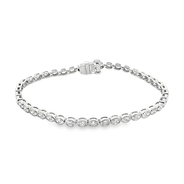 Joshua J  Oval Diamond Bezel Tennis Bracelet Graham Jewelers Wayzata, MN