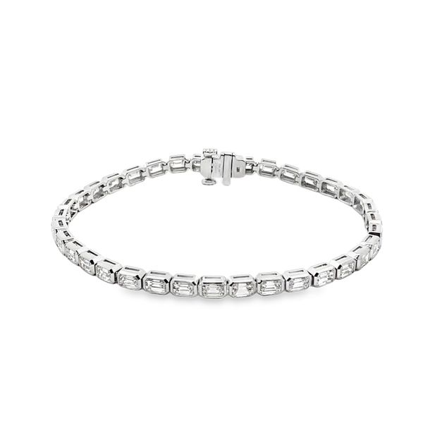Josua J Emerald-Cut Diamond Tennis Bracelet Graham Jewelers Wayzata, MN