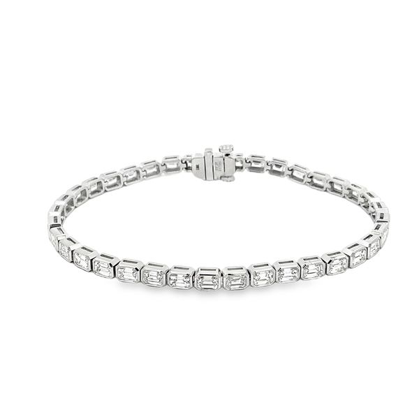 Joshua J Emerald-Cut Diamond Tennis Bracelet Graham Jewelers Wayzata, MN