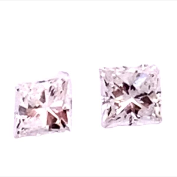 .76ctw matched pair princess diamonds H SI1 Graham Jewelers Wayzata, MN