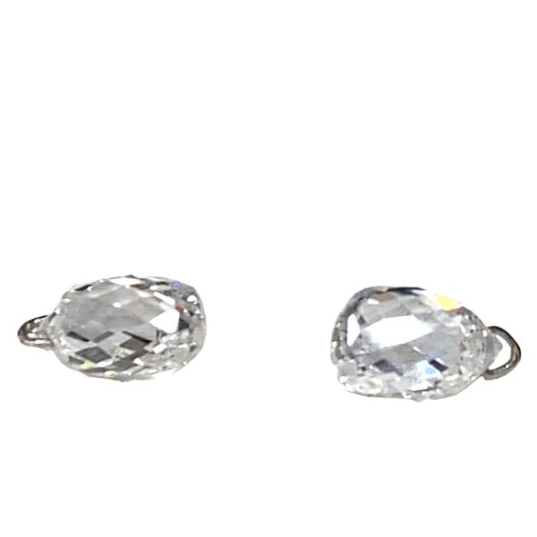 1.28ctw 2 Briolette drop diamonds Graham Jewelers Wayzata, MN