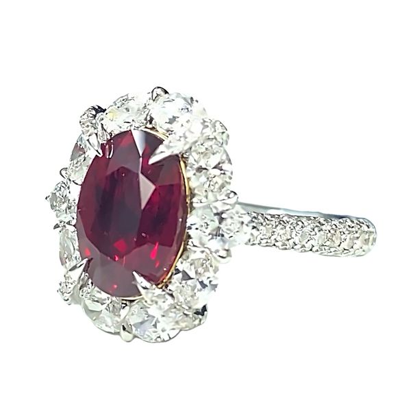 Joshua J Mozambique Red Ruby and Diamond Ring Image 2 Graham Jewelers Wayzata, MN