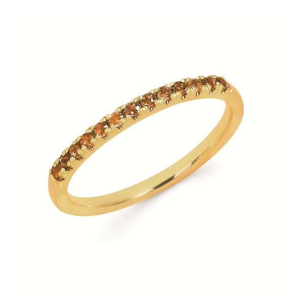 Citrine Stackable Birthstone Ring Graham Jewelers Wayzata, MN