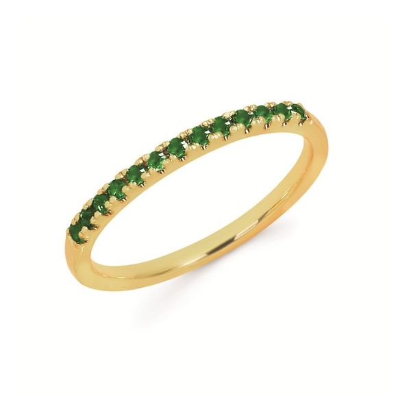 Emerald Stackable Birthstone Ring Graham Jewelers Wayzata, MN