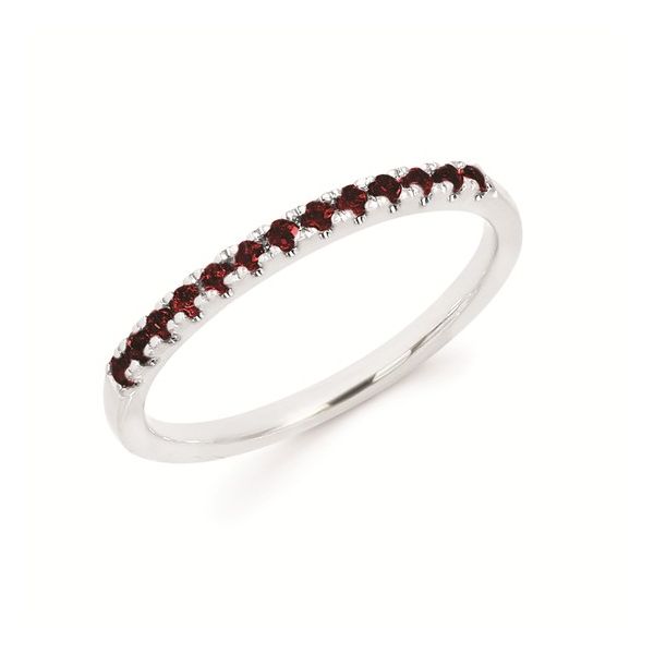 Garnet Stackable Birthstone Ring Graham Jewelers Wayzata, MN