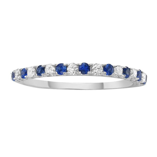Alternating Sapphire and Diamond Ring Graham Jewelers Wayzata, MN