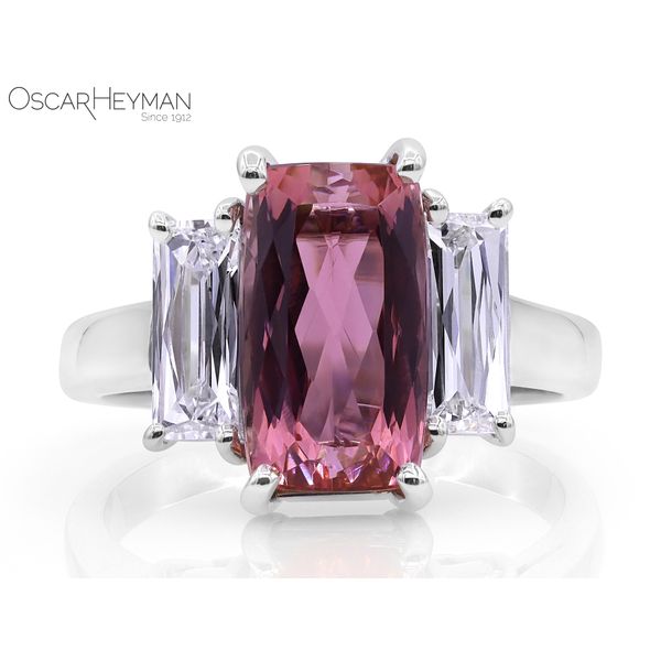 Oscar Heyman Platinum Imperial Topaz Ring Graham Jewelers Wayzata, MN