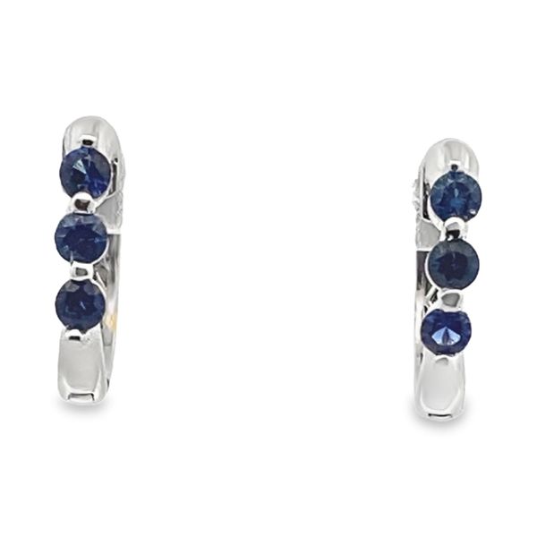 Made By Graham 14kw .54ctw Sapphire Huggie Earring Graham Jewelers Wayzata, MN
