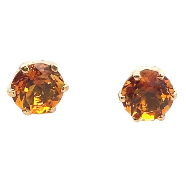 ESTATE 14ky 1.48ctw Citrine Studs Graham Jewelers Wayzata, MN