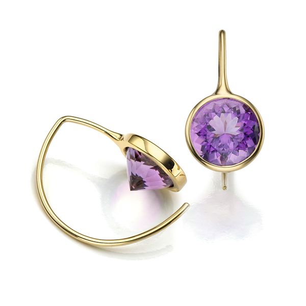 Toby Pomeroy Amethyst Comet Earhuggers Graham Jewelers Wayzata, MN