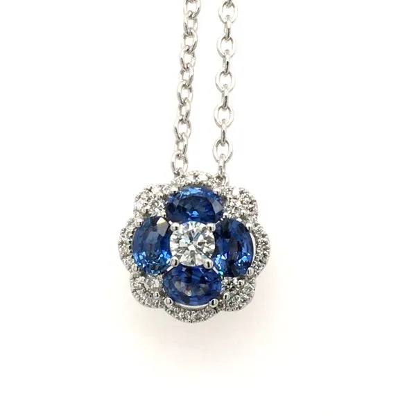 Sapphire Pendant Image 2 Graham Jewelers Wayzata, MN