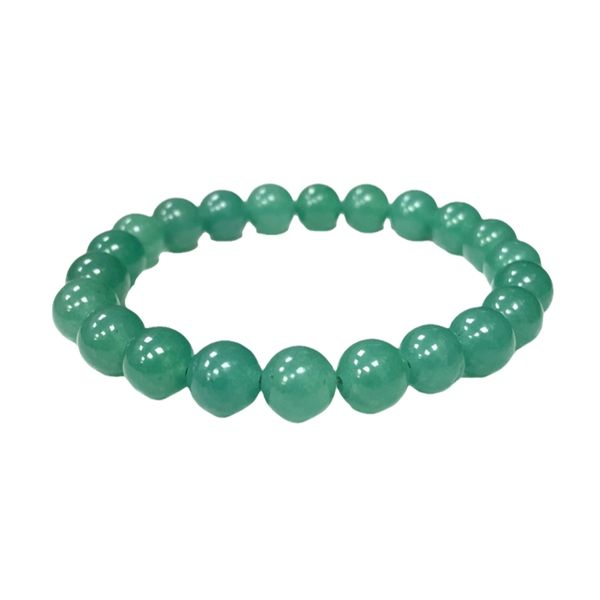 Smooth Green Aventurine Round Beaded Bracelet Graham Jewelers Wayzata, MN