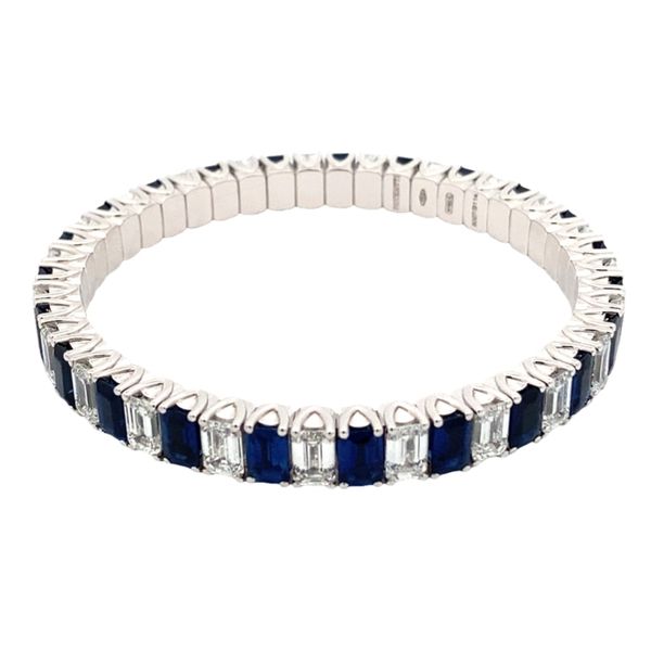 Picchiotti Xpandable Sapphire and Diamond Bracelet Graham Jewelers Wayzata, MN