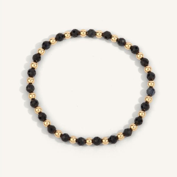 The Sapphire & 14kt Gold Filled Harmony Gemstone Bead Bracele Graham Jewelers Wayzata, MN