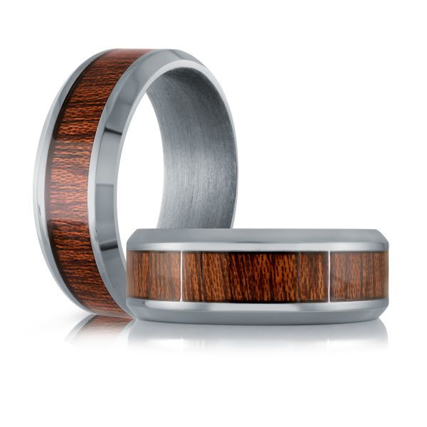 Tantalum & Wood Wedding Band Image 2 Graham Jewelers Wayzata, MN