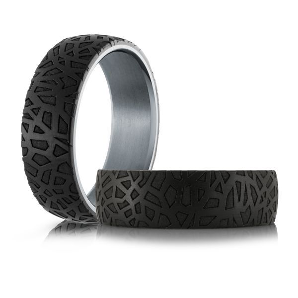 Two-Tone Fragmented Mosaic Wedding Band Image 2 Graham Jewelers Wayzata, MN