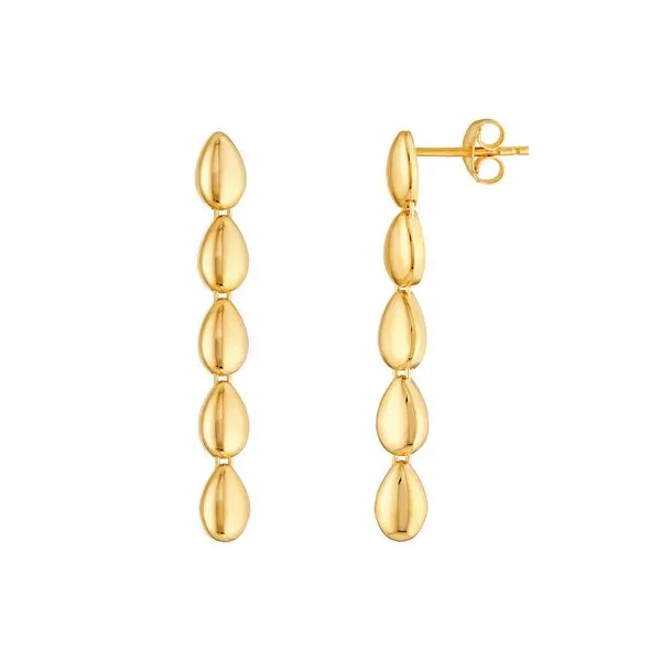 5 Teardrop Link Dangle Earrings Graham Jewelers Wayzata, MN