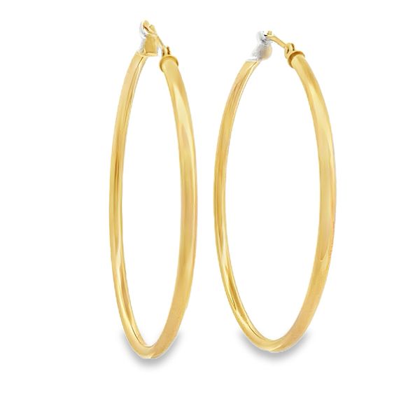 14ky Hollow Large Hoops Graham Jewelers Wayzata, MN