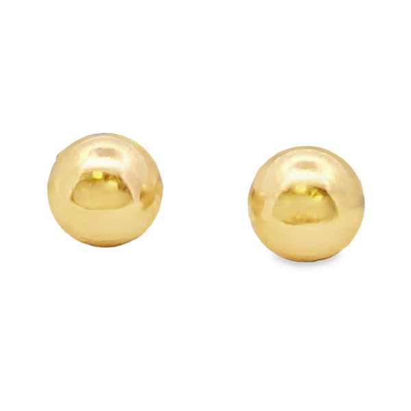 Classic Yellow Gold Ball Stud Earrings Graham Jewelers Wayzata, MN
