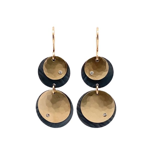 Toby Pomeroy Double Moon Earrings Graham Jewelers Wayzata, MN