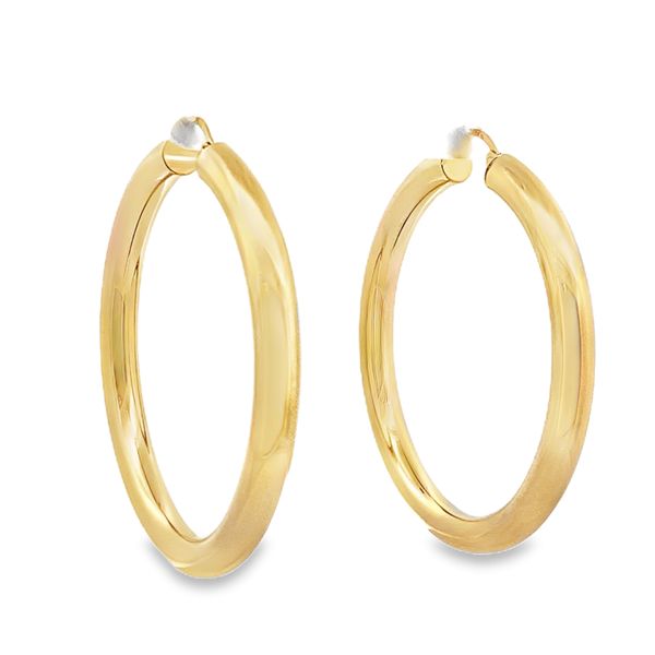 14Ky 3x25mm Tube Hoop Graham Jewelers Wayzata, MN