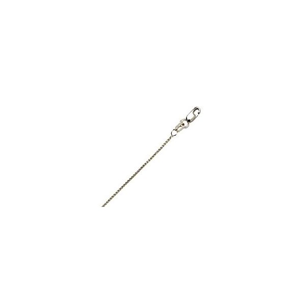 14k white gold 1.1mm wheat chain 16 inch Graham Jewelers Wayzata, MN