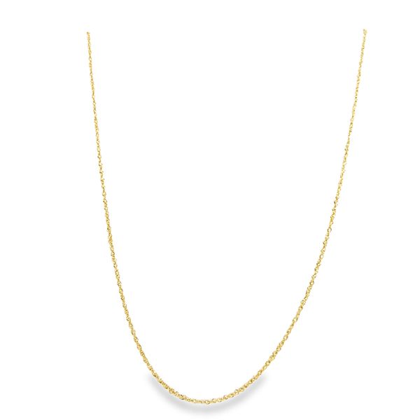 14 Karat Yellow Gold Diamond Cut Rope Chain Graham Jewelers Wayzata, MN