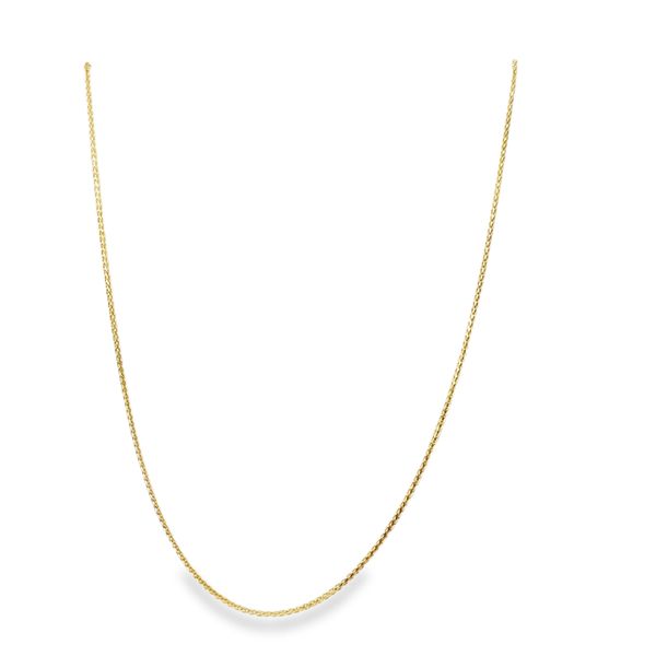 14ky .5mm Solid Box Chain 16 inch Graham Jewelers Wayzata, MN