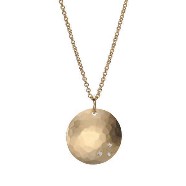 Toby Pomeroy 14K Full Moon Pendant Graham Jewelers Wayzata, MN