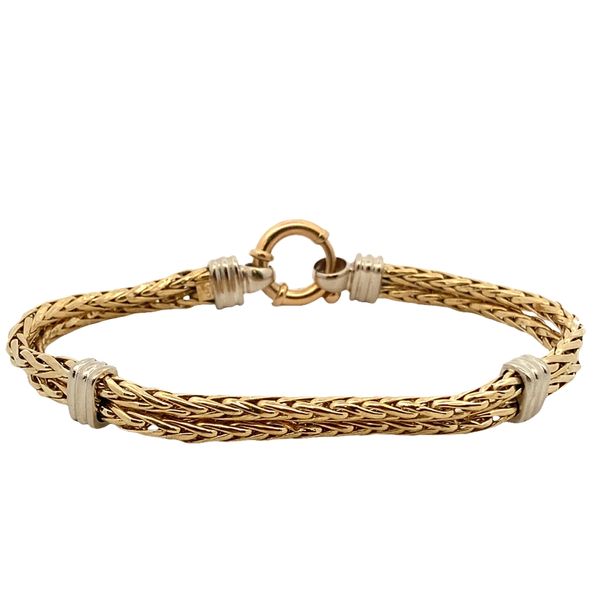 ESTATE 14ky double braided bracelet Graham Jewelers Wayzata, MN
