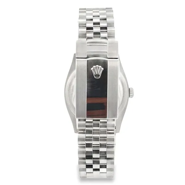 36MM Datejust black dial 18KW fluted bezel SS jubilee bracelet REF 126234 Serial 1775R841 Image 2 Graham Jewelers Wayzata, MN