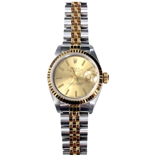 Pre-Owned 1991 Rolex 26mm Datejust Stainless Steel and 18 Karat Yellow Gold Watch Graham Jewelers Wayzata, MN