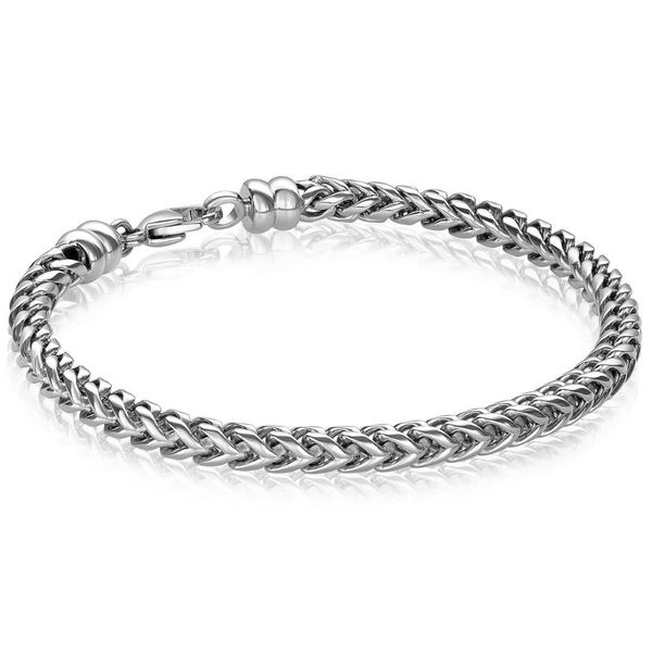 Stainless Steel Franco Bracelet Graham Jewelers Wayzata, MN