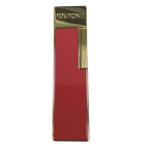 S.T.Dupont Slimmy gold lacqured burgandy lighter Graham Jewelers Wayzata, MN