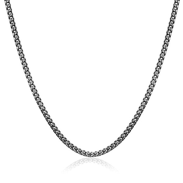 Italgem Stainless Steel Polished 3.5mm Round Franco 24 inch Graham Jewelers Wayzata, MN