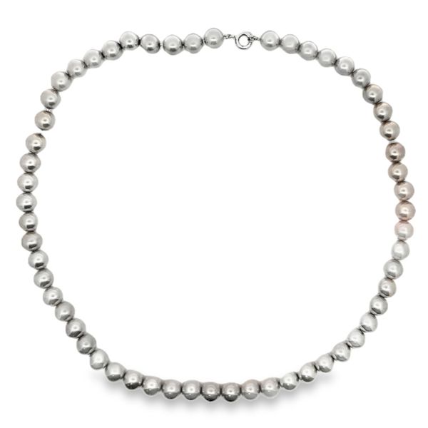 ESTATE Sterling silver Mediaum Ball Bead Necklace Graham Jewelers Wayzata, MN