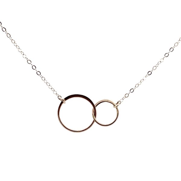 ESTATE Sterling Silver EFY Interlock Circles Necklace Graham Jewelers Wayzata, MN