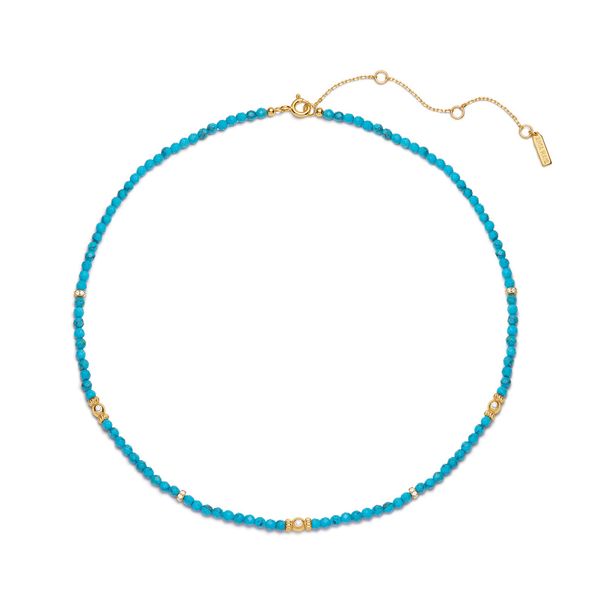 Ania Haie Gold Lab Created Turquoise Necklace Graham Jewelers Wayzata, MN