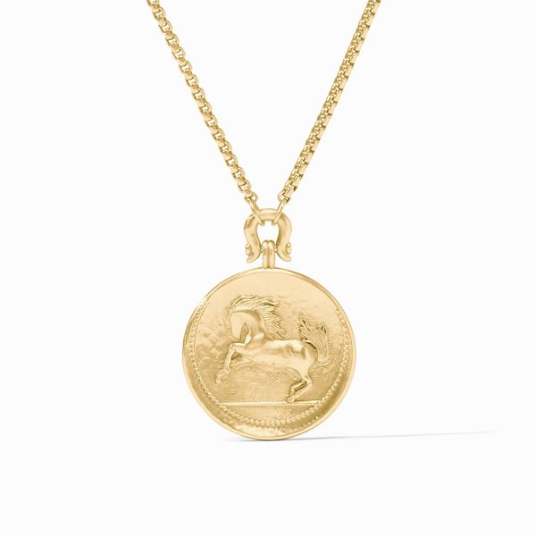 Julie Vos 24K gold plate Saratoga Horse Necklace Graham Jewelers Wayzata, MN