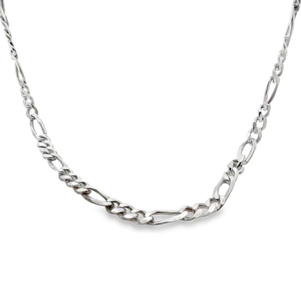 ESTATE 6.5mm sterling silver chain 24