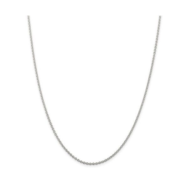 Sterling silver 1.95mm cable chain 16