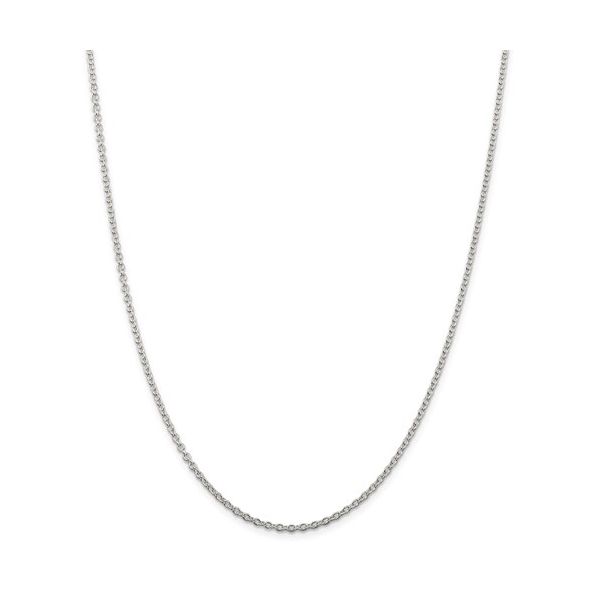 Sterling silver 2.25mm cable chain 20