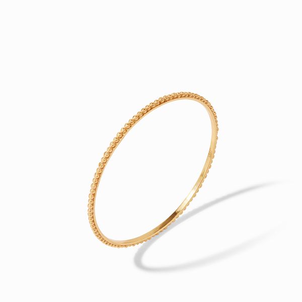 Julie Vos Colette Bead Bangle-Gold-S Graham Jewelers Wayzata, MN
