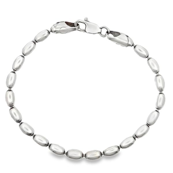 Sterling silver  Rice Beads Italy Bracelet Graham Jewelers Wayzata, MN