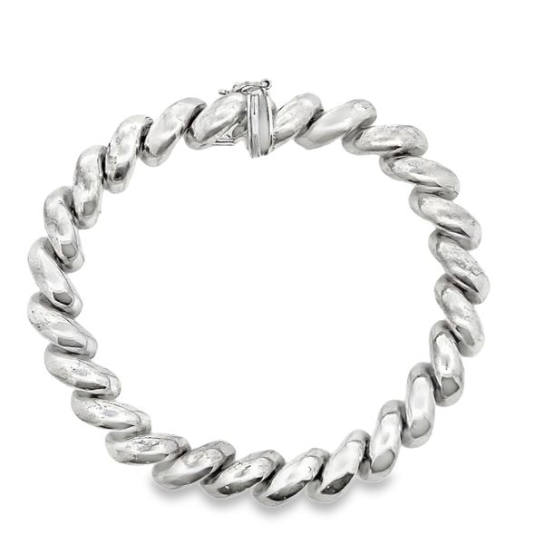 Sterling Silver San Marco Link Bracelet Graham Jewelers Wayzata, MN