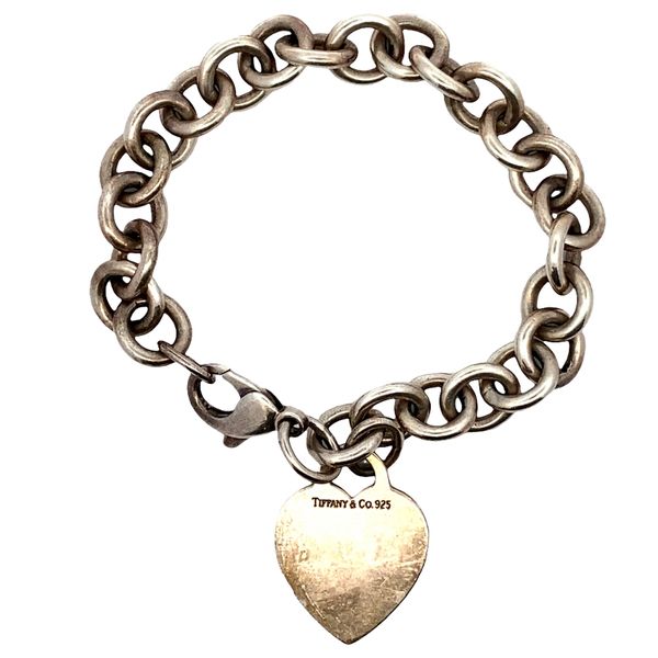 Sterling silver TIFFANY & CO Heart Tag Bracelet Graham Jewelers Wayzata, MN