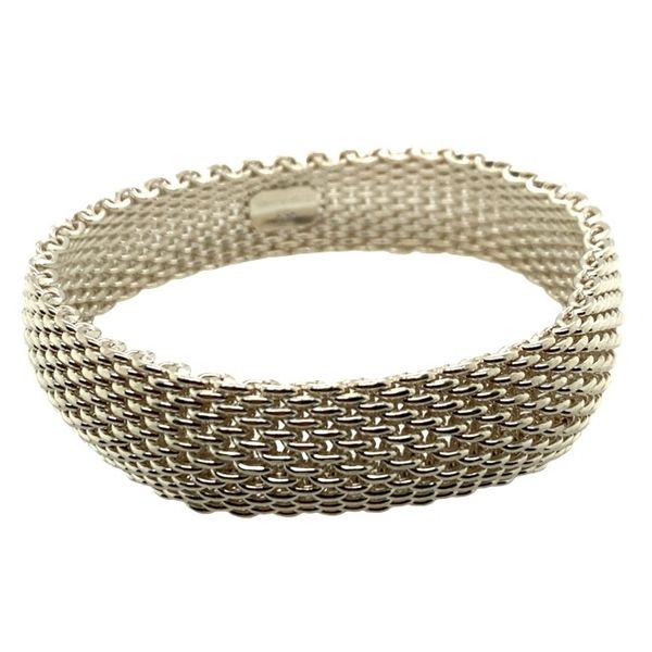ESTATE Tiffany & Co sterling silver mesh bracelet Graham Jewelers Wayzata, MN