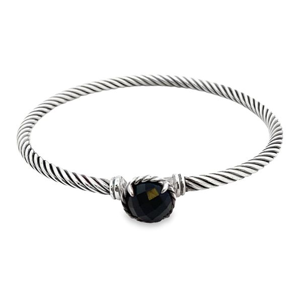 ESTATE cable style David Yurman braclet with black Onyx Graham Jewelers Wayzata, MN