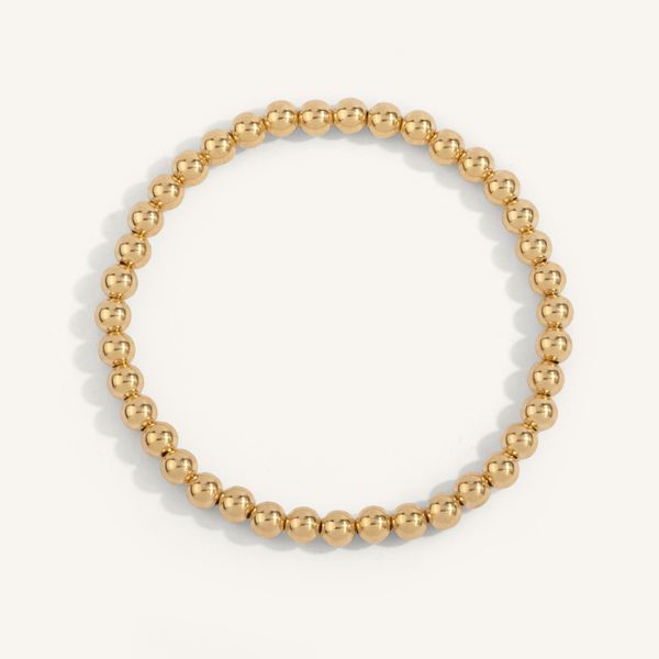 14kt Gold Filled Shine Bright 5mm Bead Bracelet Graham Jewelers Wayzata, MN